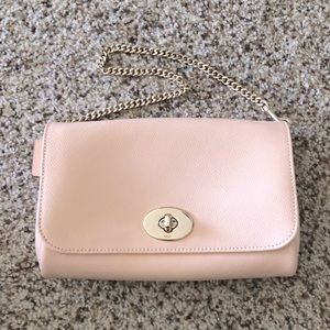 COACH - Peach & Gold handbag